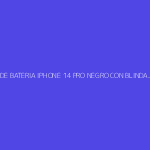 TAPA DE BATERIA IPHONE 14 PRO NEGRO CON BLINDAJE
