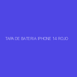 TAPA DE BATERIA IPHONE 14 ROJO