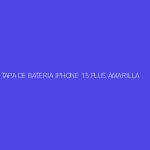 TAPA DE BATERIA IPHONE 15 PLUS AMARILLA