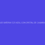 TAPA DE BATERIA S23 AZUL CON CRISTAL DE CAMARAS