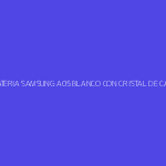 TAPA DE BATERIA SAMSUNG A05 BLANCO CON CRISTAL DE CAMARA