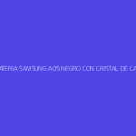 TAPA DE BATERIA SAMSUNG A05 NEGRO CON CRISTAL DE CAMARA
