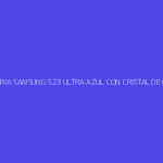 TAPA DE BATERIA SAMSUNG S23 ULTRA AZUL CON CRISTAL DE CAMARA