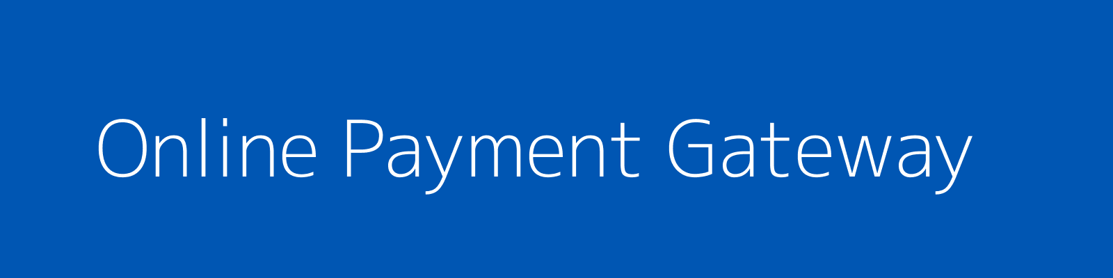 Payment Banner