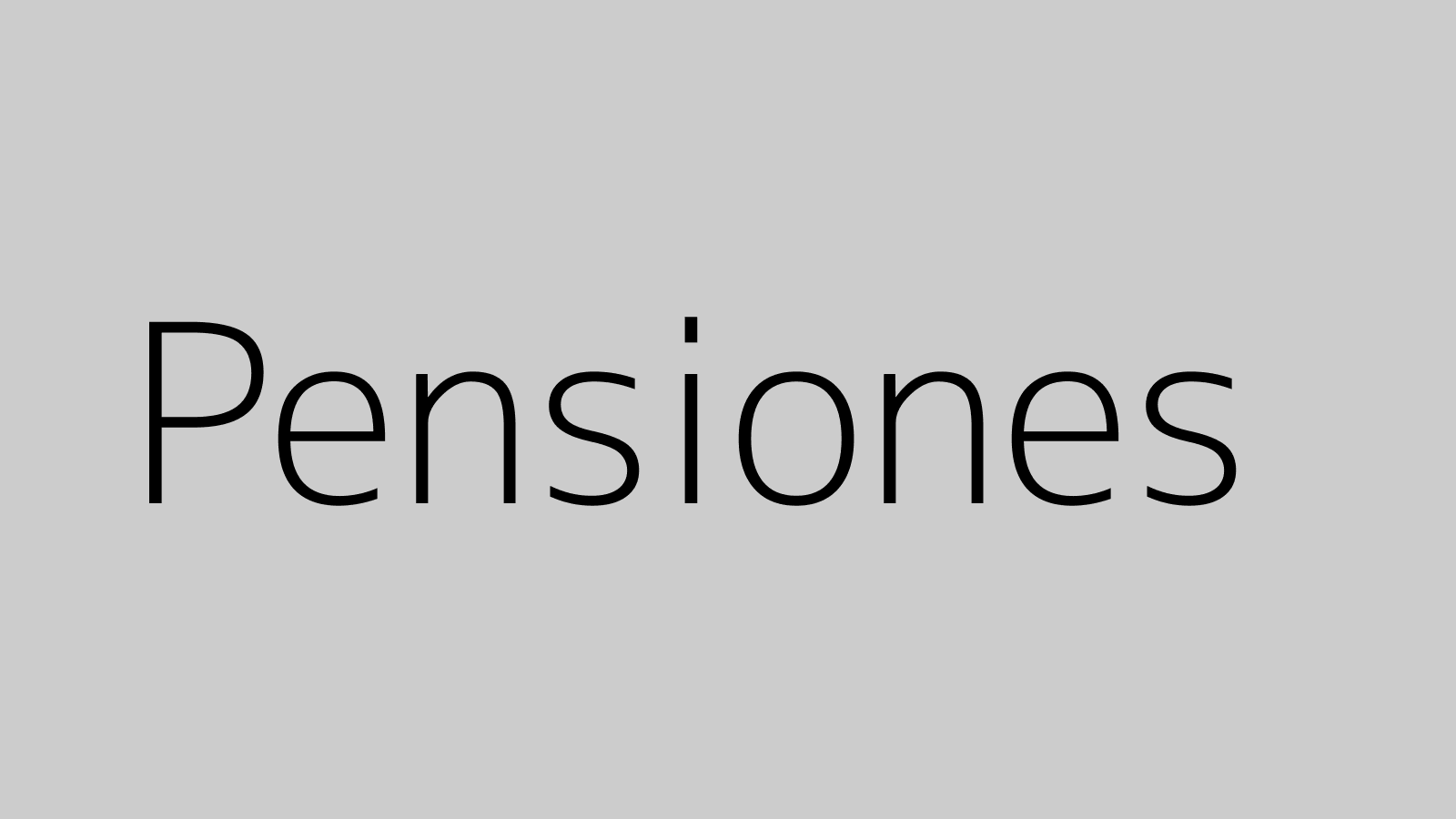 Pensiones