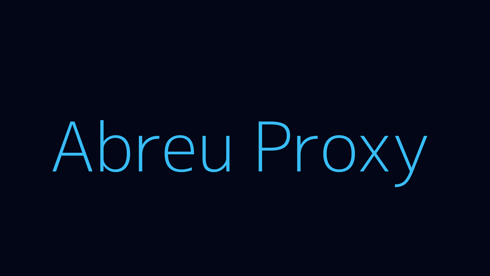 Abreu proxy dashboard and locations map