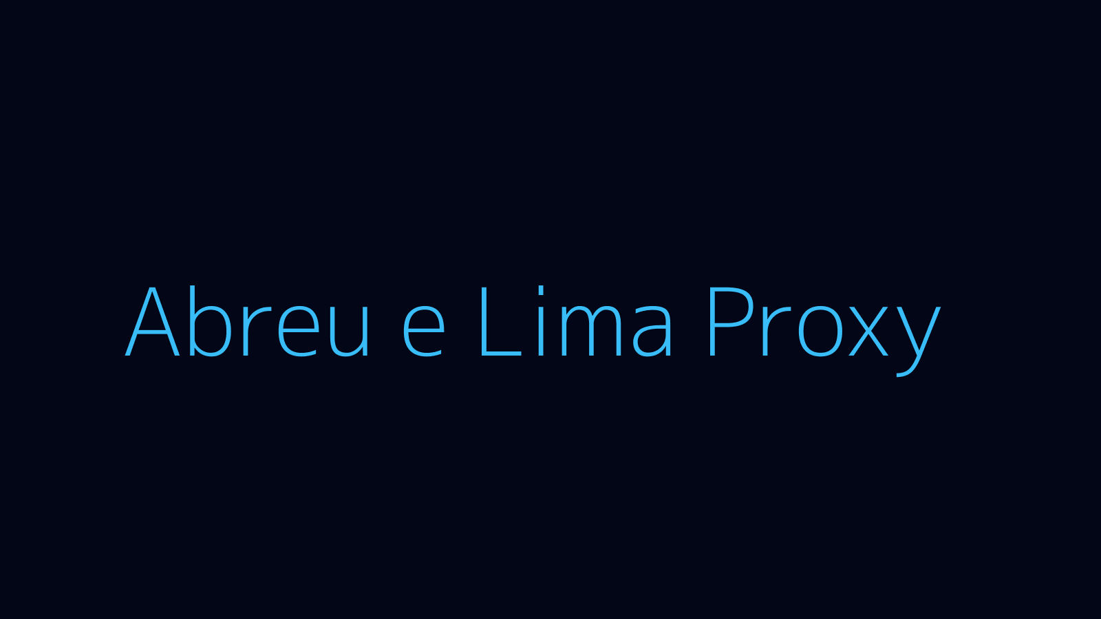 Abreu e Lima proxy dashboard and locations map