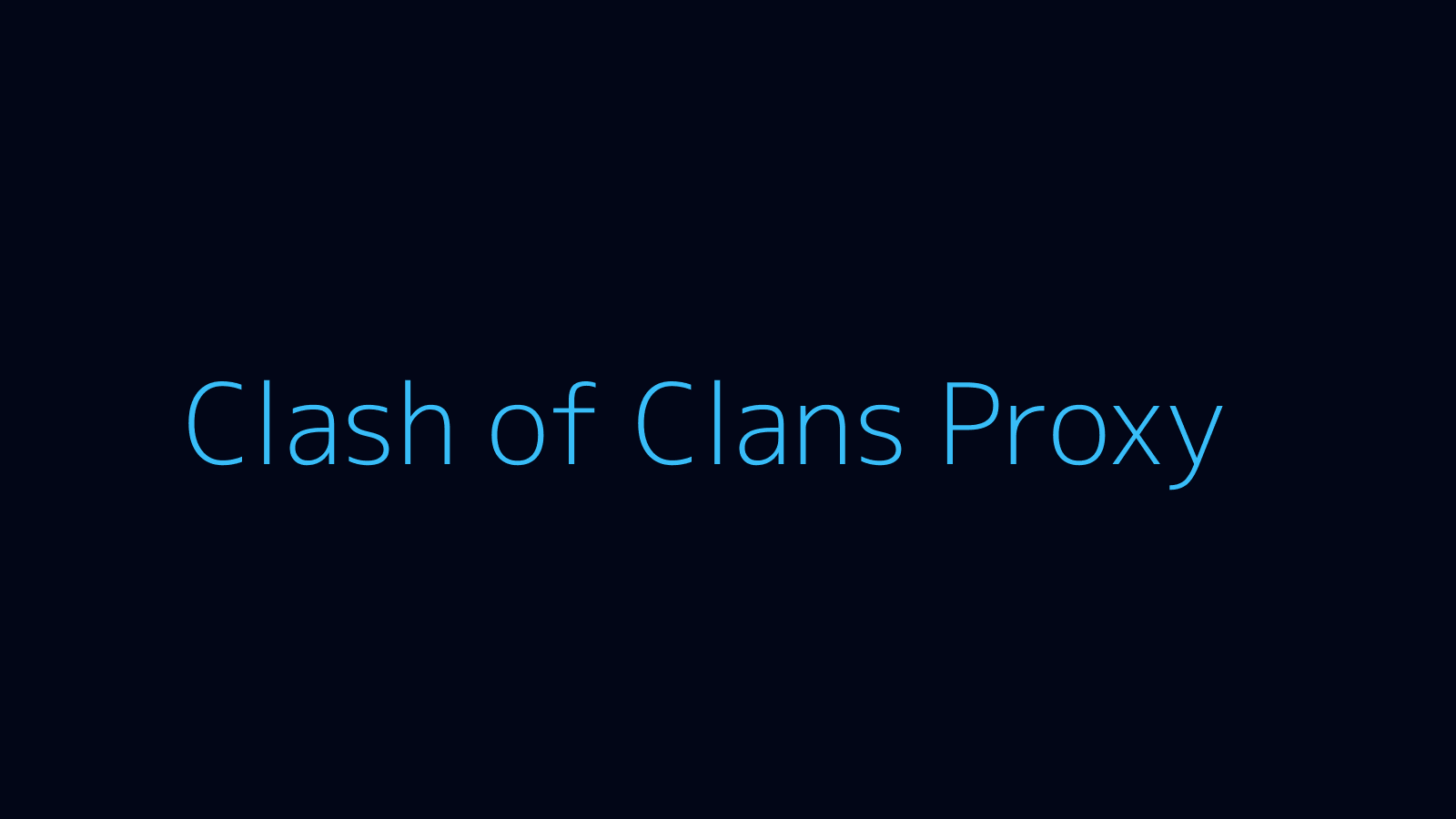 Clash of Clans proxy dashboard and game overlay