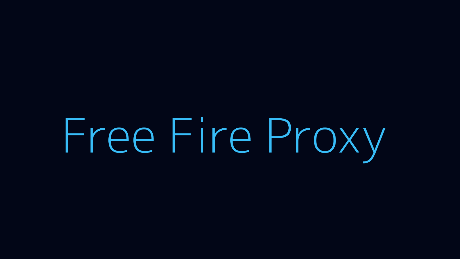Free Fire proxy dashboard and game overlay