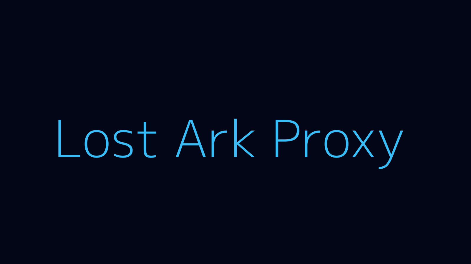 Lost Ark proxy dashboard and game overlay