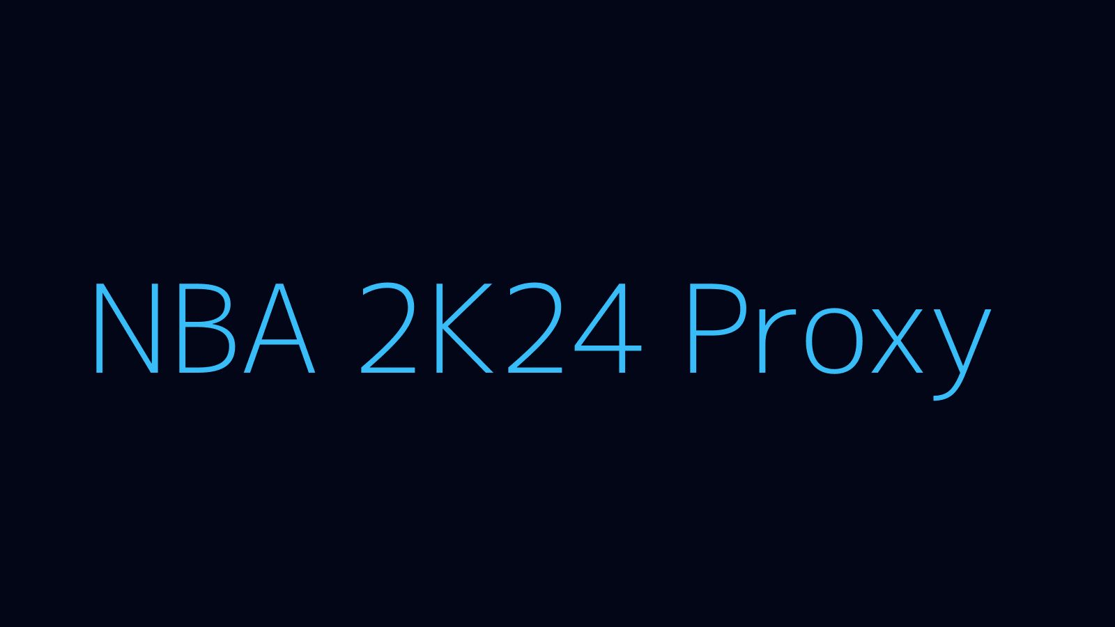 NBA 2K24 proxy dashboard and game overlay