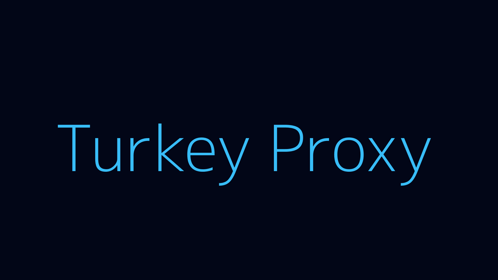 Turkey proxy dashboard and locations map