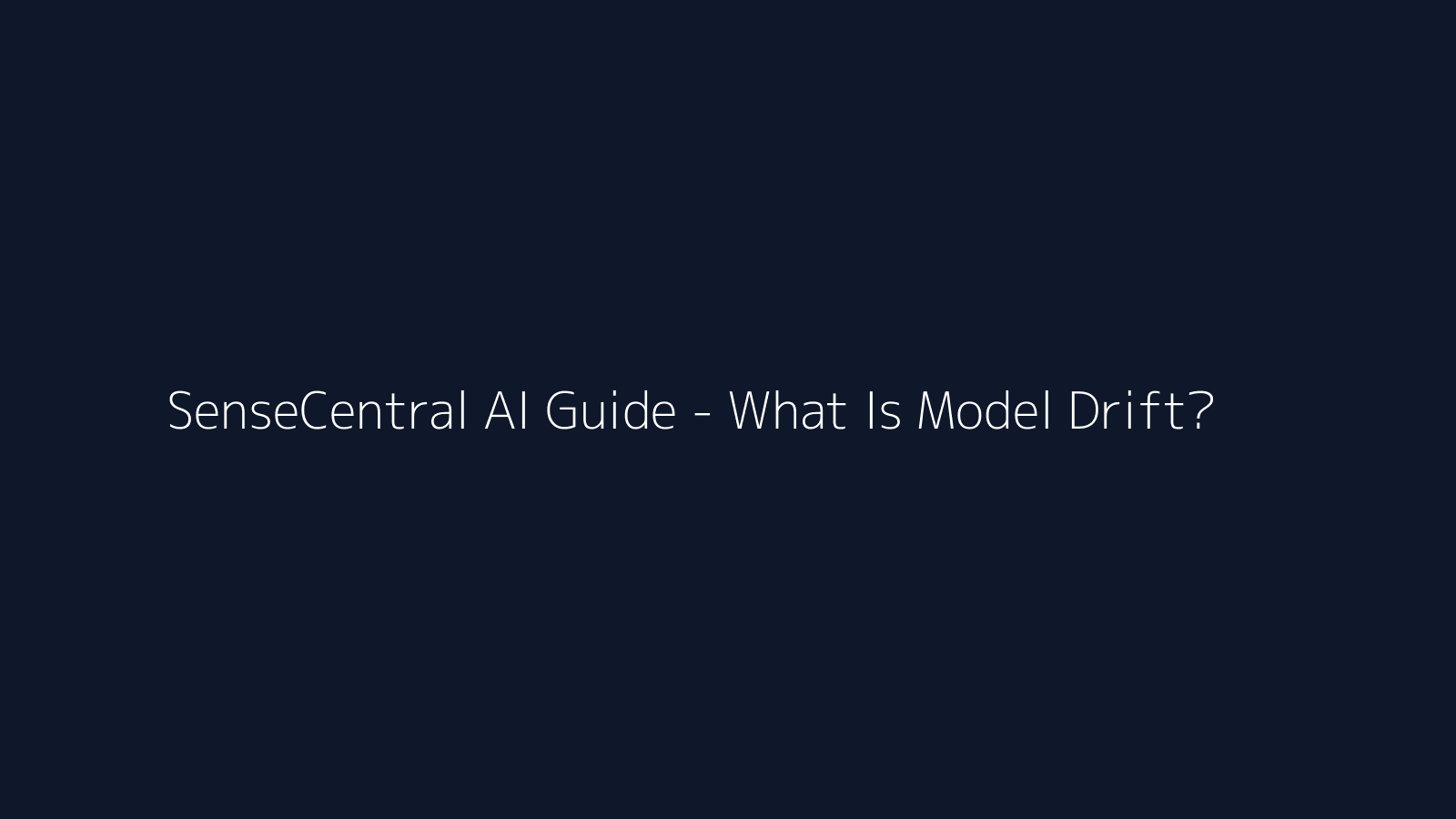 What Is Model Drift? featured image