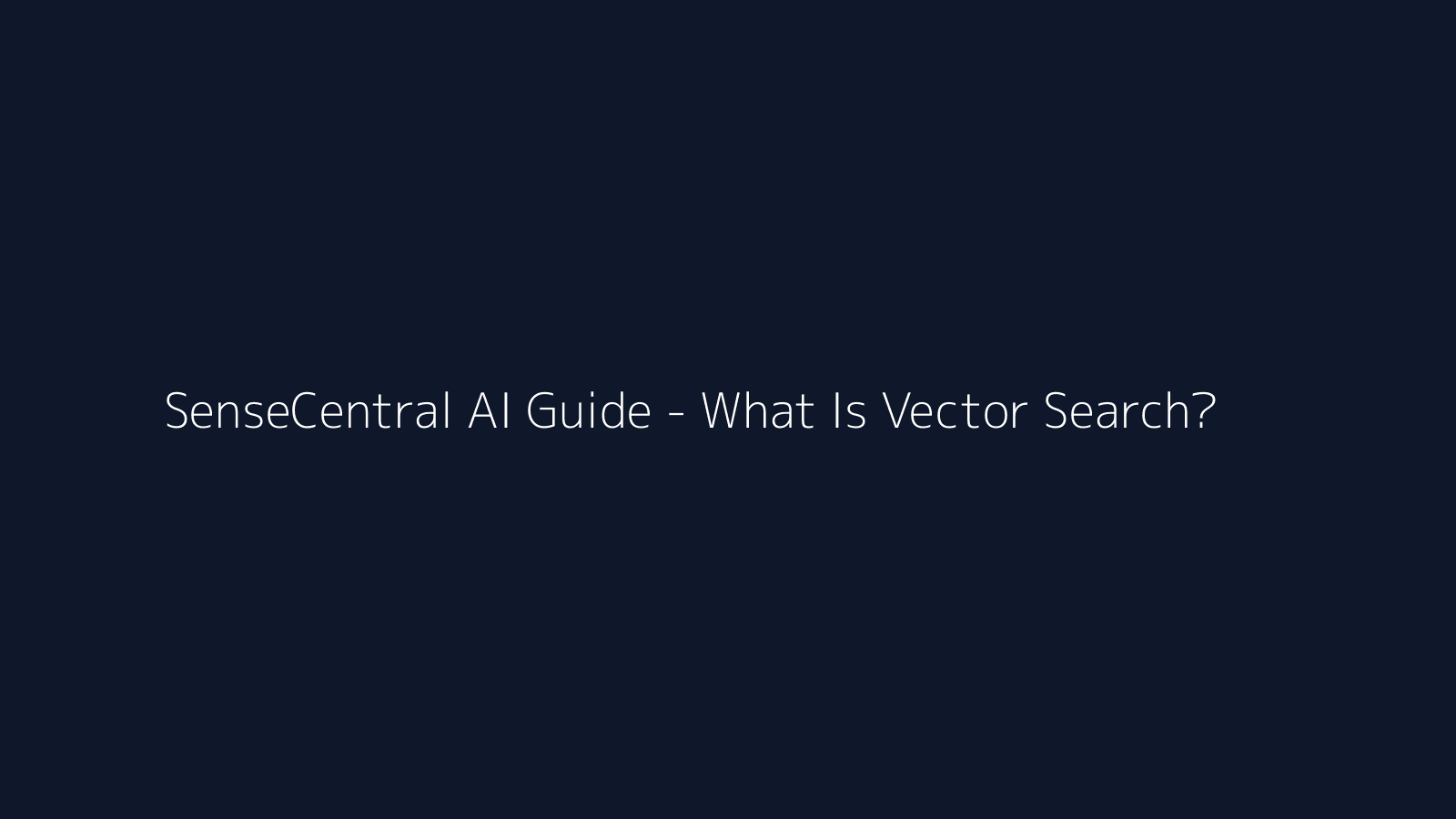 What Is Vector Search? featured image