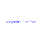 Alejandra Ramírez
