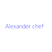 Alexander chef