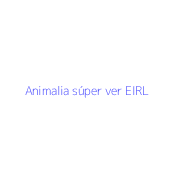Animalia súper ver EIRL