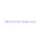 Atonjitos marinos