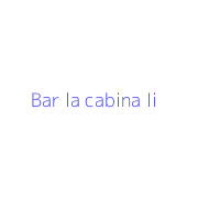 Bar la cabina Ii