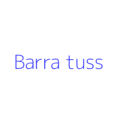Barra tuss