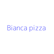 Bianca pizza