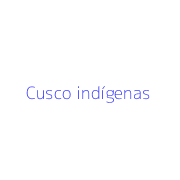 Cusco indígenas