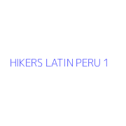 HIKERS LATIN PERU 1