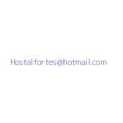 Hostalfortes@hotmail.com