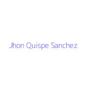 Jhon Quispe Sanchez
