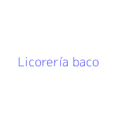 Licorería baco