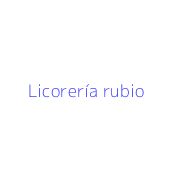Licorería rubio