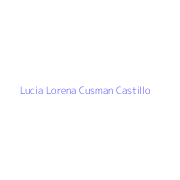 Lucia Lorena Cusman Castillo