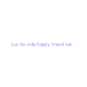 Luz de vida happy travel sac