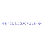 MARIA DEL SOCORRO PAZ MIRANDA
