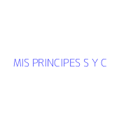 MIS PRINCIPES S Y C