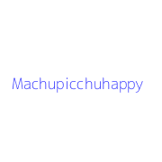 Machupicchuhappy