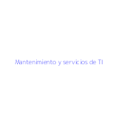 Mantenimiento y servicios de TI
