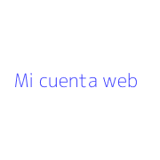 Mi cuenta web