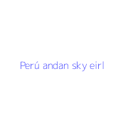 Perú andan sky eirl