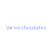 Varios chocolates