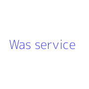 Was service