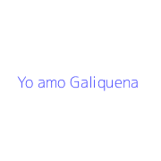 Yo amo Galiquena