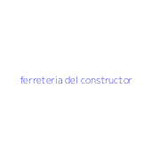 ferreteria del constructor