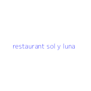 restaurant sol y luna