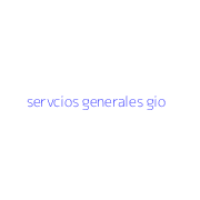 servcios generales gio