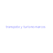 transpote y turismo marcos