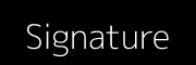 Signature