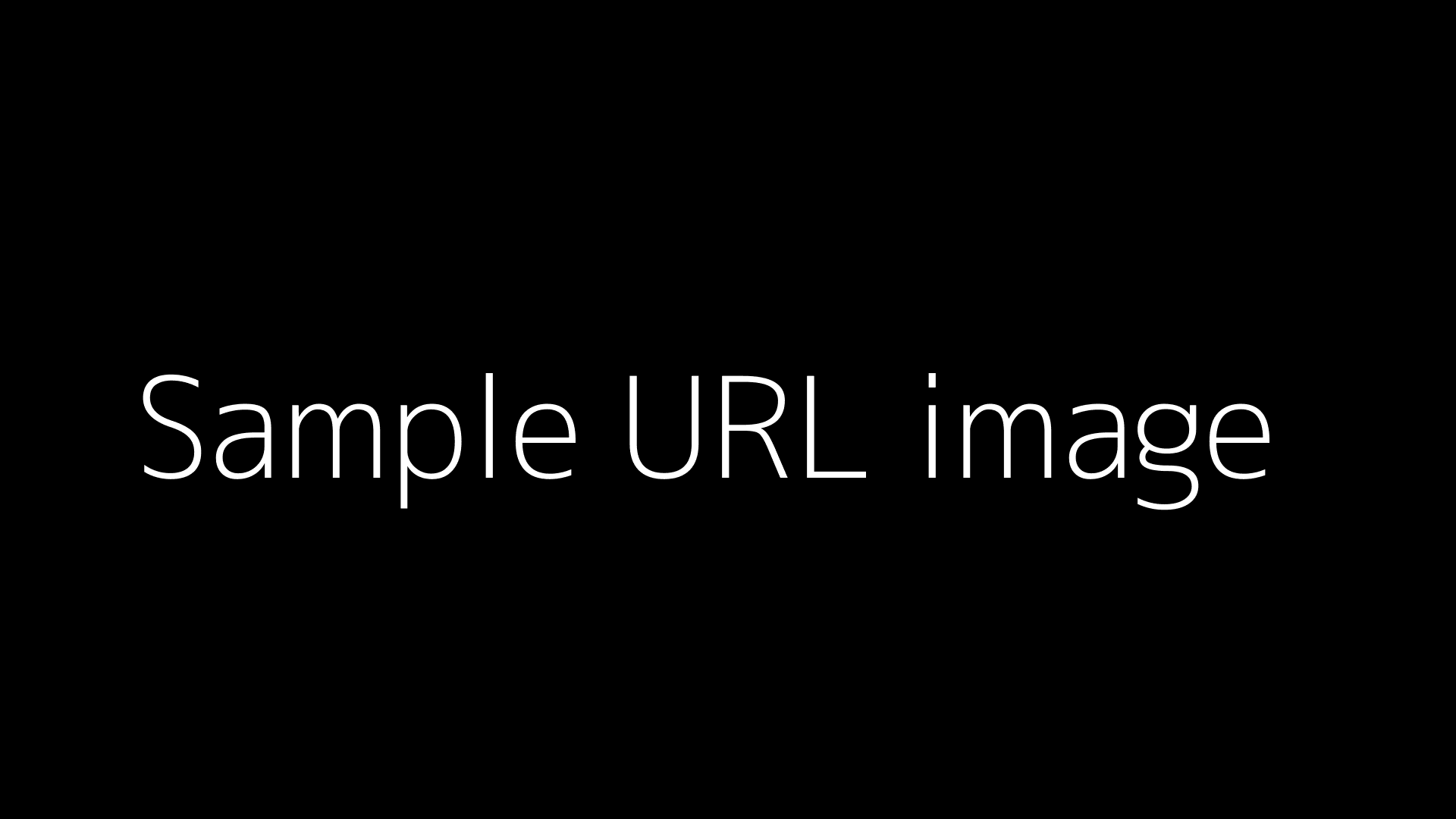 Sample URL image