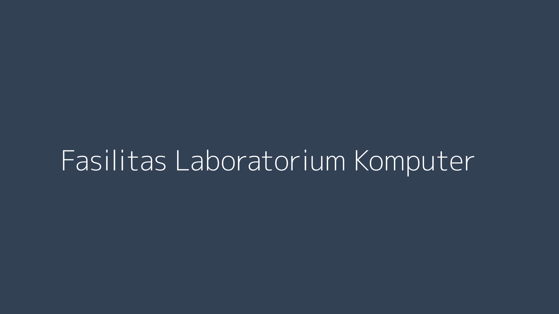 Fasilitas Kampus