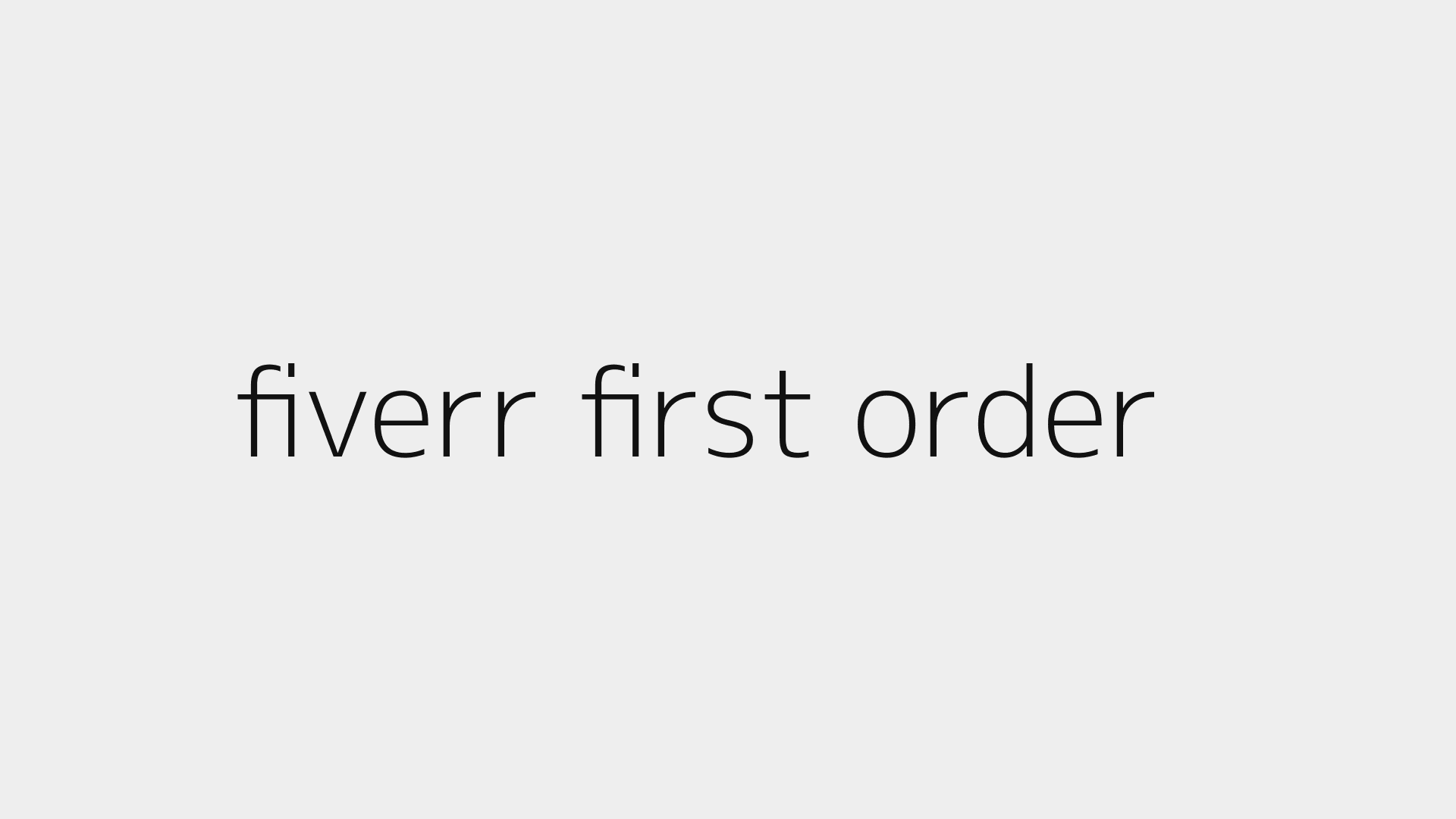 Freelancer receiving first Fiverr order notification